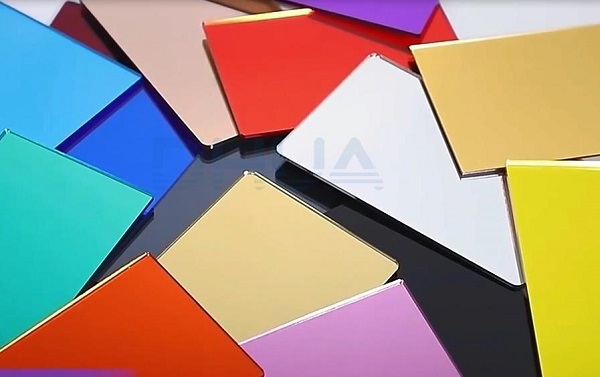 Colored mirror acrylic sheet