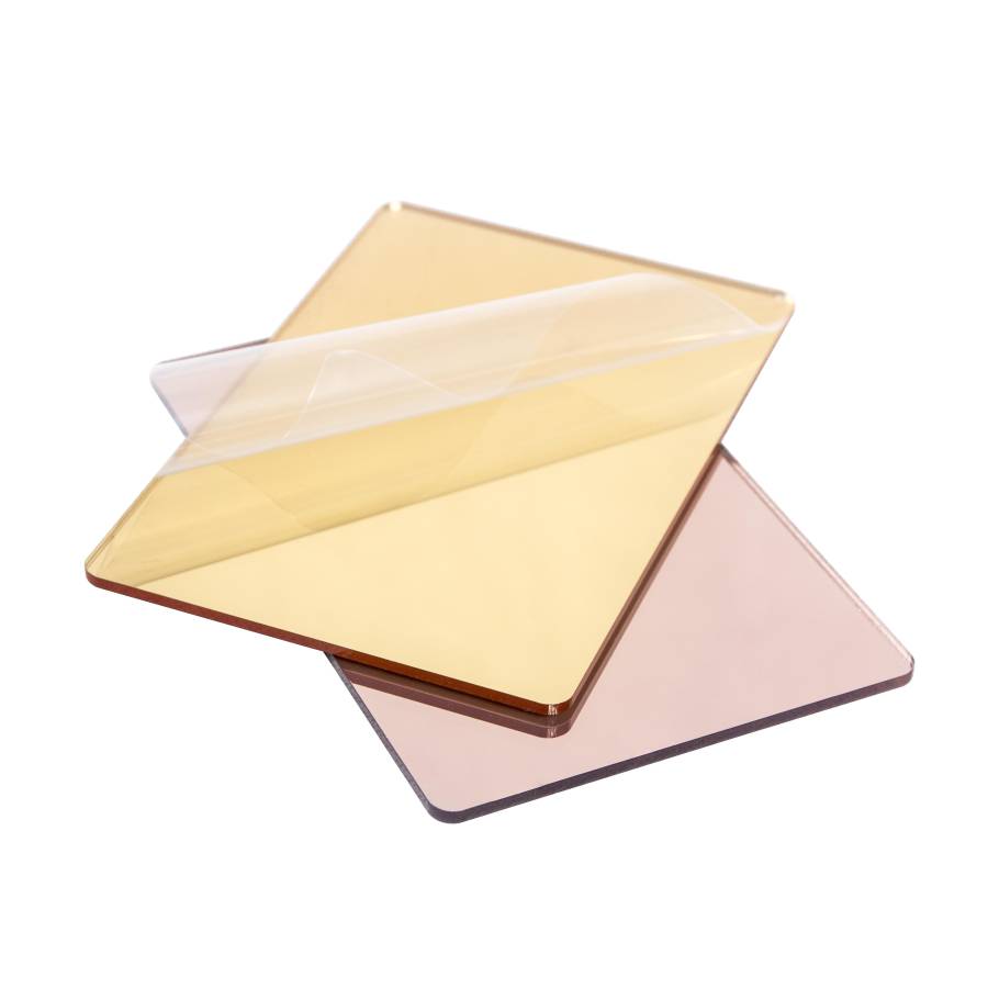 China Good Quality 5mm 1220*1830mm Rose Gold Mirror Acrylic Sheet Acrylic  Mirror Sheet factory and suppliers